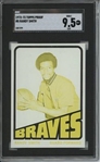 1972 Topps #8 Randy Smith 9 card progressive proof.